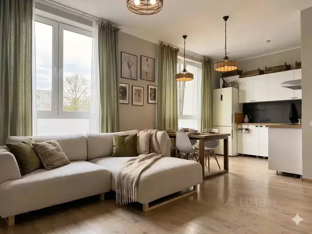 2-к кв. Московская область, Ленинский городской округ, Молоково пгт ... - Фото 2