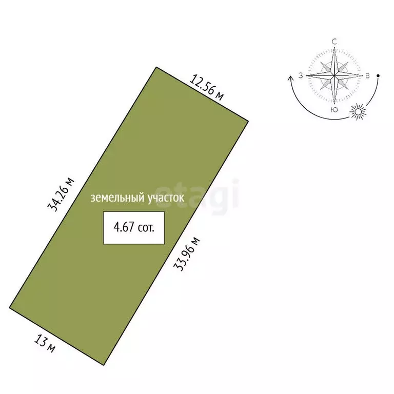 Дом в Ишим, Электрическая улица (45.7 м) - Фото 1