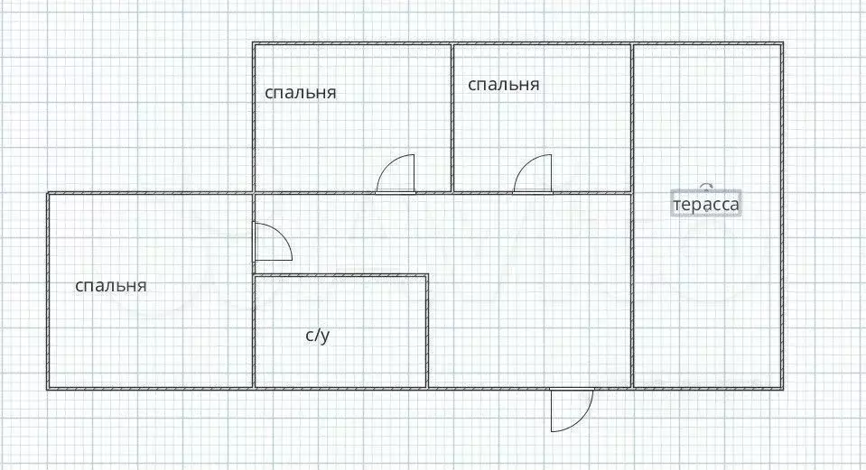 3-к. квартира, 114 м, 3/3 эт. - Фото 0