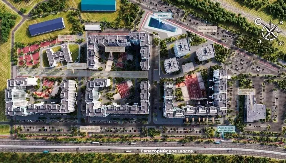 3-к кв. Крым, Симферопольский район, Мирновское с/пос, с. Белоглинка ... - Фото 2