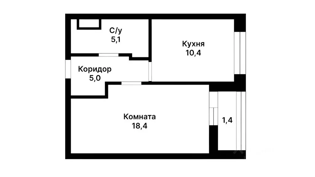 1-к кв. Москва Варшавское ш., 168 (40.5 м) - Фото 1