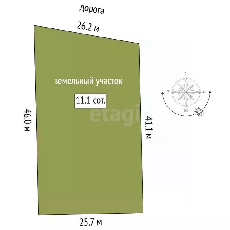 Участок в Тюменская область, Нижнетавдинский муниципальный округ, ... - Фото 2