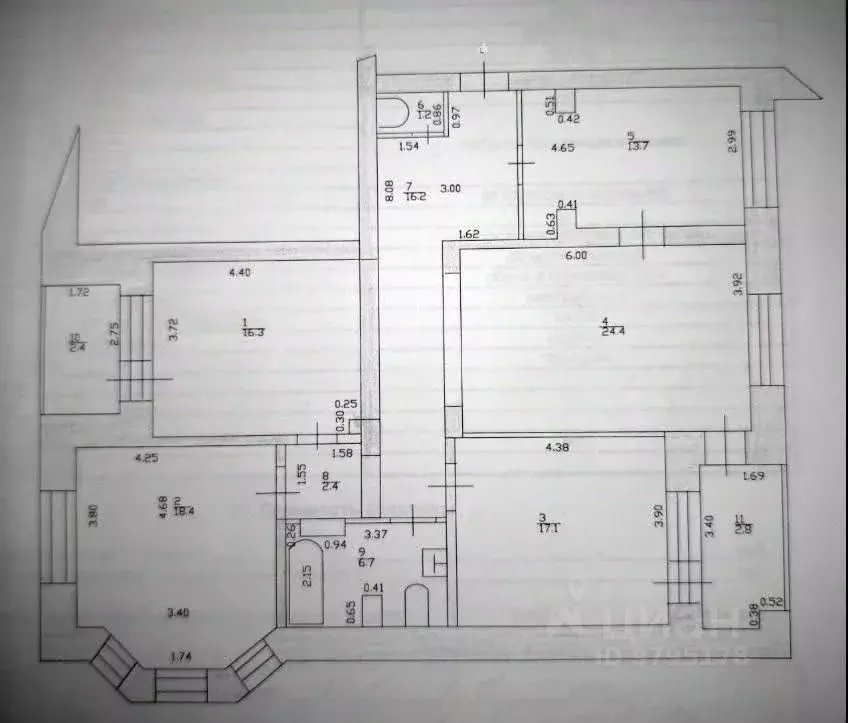4-к кв. Татарстан, Казань ул. Николая Ершова, 49Г (121.6 м) - Фото 2