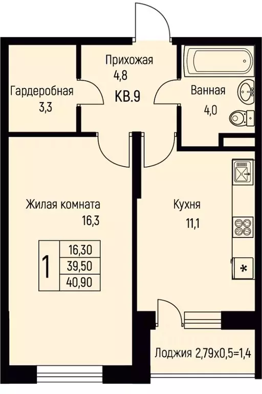 1-к кв. Краснодарский край, Краснодар пос. Березовый, пос. Прогресс, ... - Фото 0