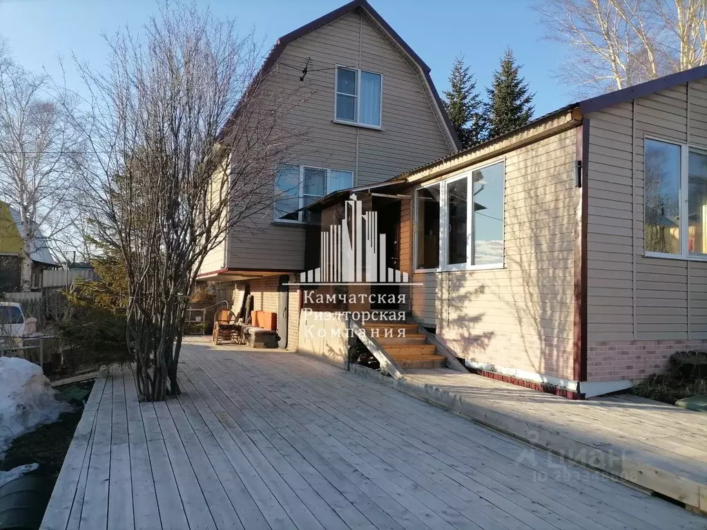Дом в Камчатский край, Елизовский район, Новоавачинское с/пос, Надежда ... - Фото 1