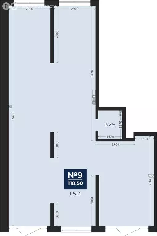 Помещение свободного назначения (118.5 м) - Фото 1