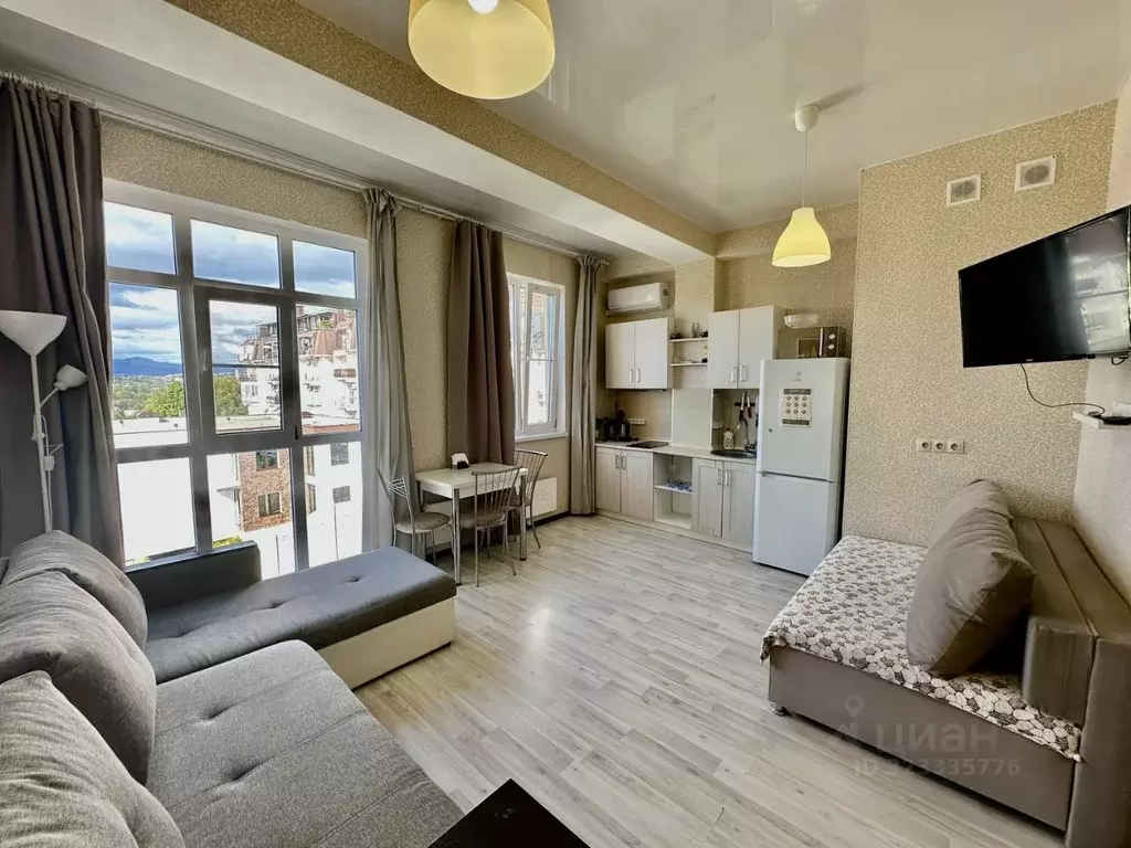 Студия Краснодарский край, Сочи Яна Фабрициуса мкр, ул. Метелева, 6/3 ... - Фото 2