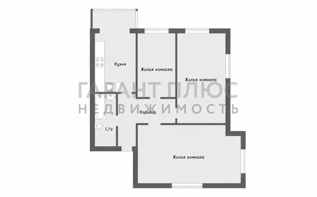 3-к кв. Липецкая область, Липецк ул. А.Г. Стаханова, 58 (76.0 м) - Фото 2