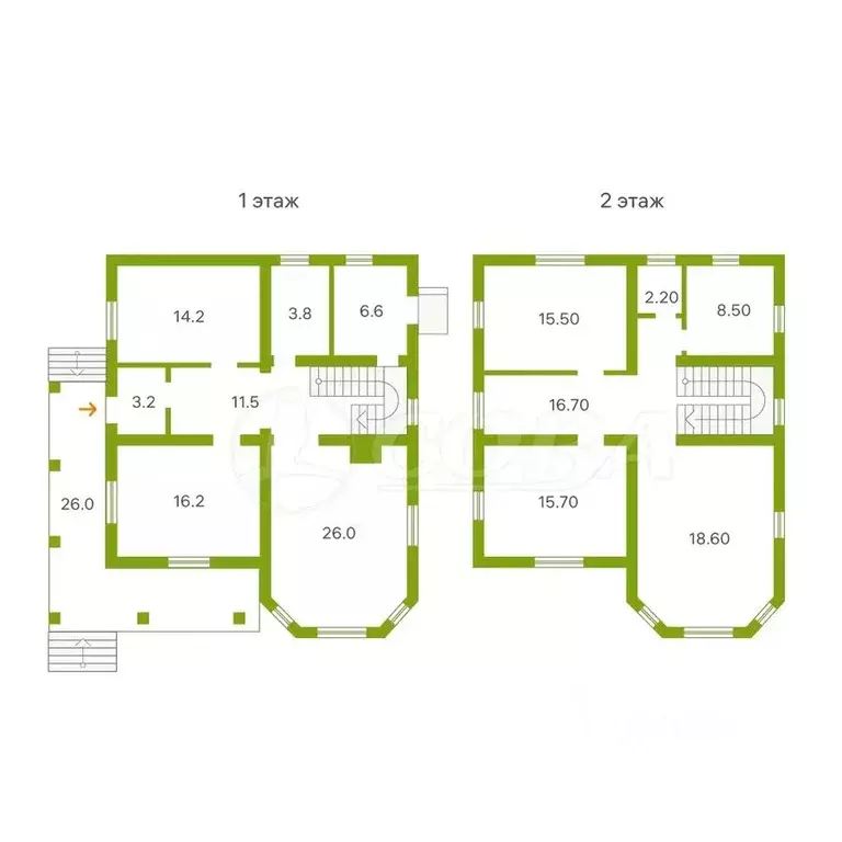 Коттедж в Тюменская область, Тюмень ул. 1-я Северная, 8 (170 м) - Фото 2