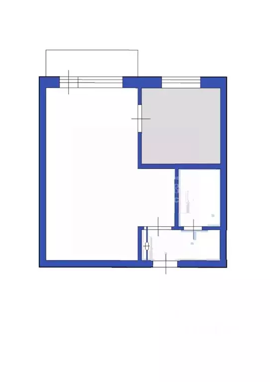 1-к кв. Кемеровская область, Кемерово ул. Александрова, 5 (31.4 м) - Фото 2