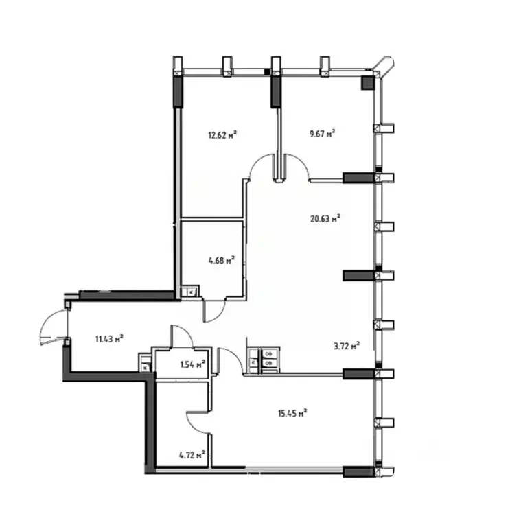 4-к кв. Москва ул. 4-я Марьиной рощи, 12К3 (85.64 м) - Фото 0