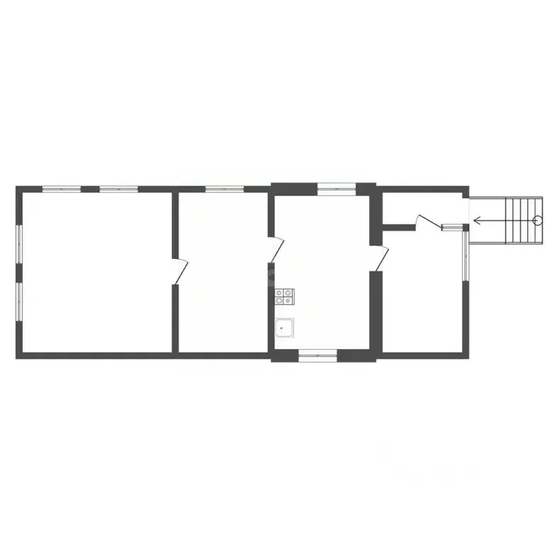 Дом в Тульская область, Узловая Оборонная ул., 4А (43 м) - Фото 1