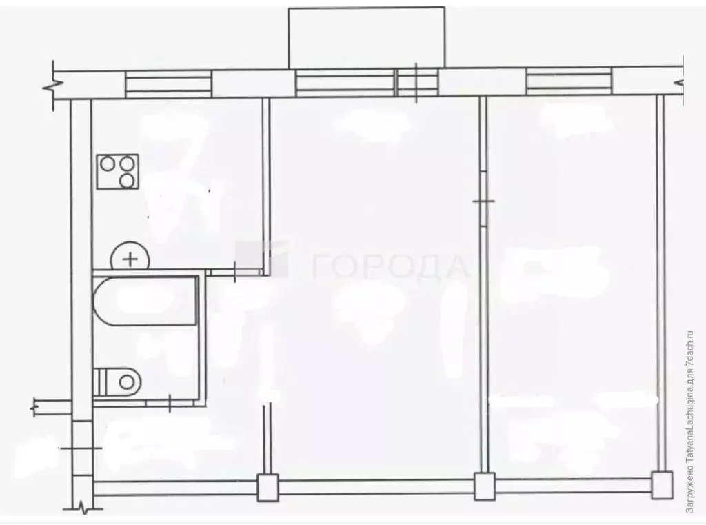 2-к кв. Томская область, Томский район, пос. Рассвет 1 (44.7 м) - Фото 2