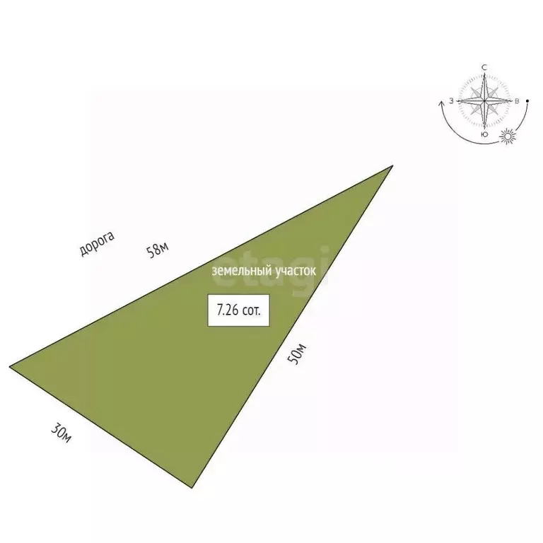 Участок в Крым, Бахчисарайский район, Голубинское с/пос, с. Новополье ... - Фото 2