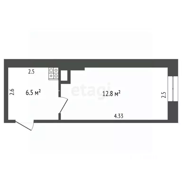 Комната Краснодарский край, Новороссийск ул. Козлова, 76/1 (12.8 м) - Фото 2