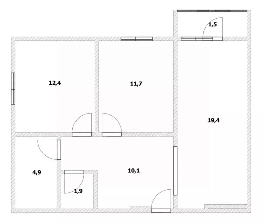 2-к кв. Калининградская область, Калининград Артиллерийская ул., 87 ... - Фото 2