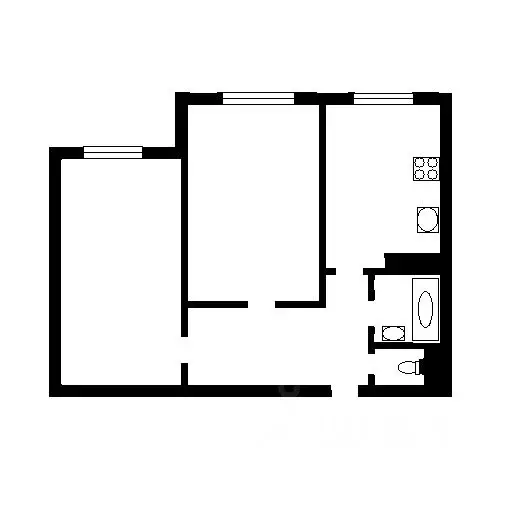 2-к кв. Санкт-Петербург Комендантский просп., 31К1 (55.6 м) - Фото 2