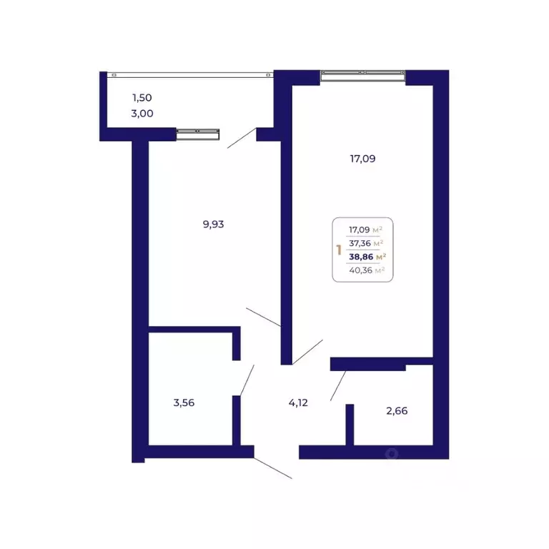 1-к кв. Башкортостан, Уфа Затон-Восточный жилрайон, Паруса жилой ... - Фото 1