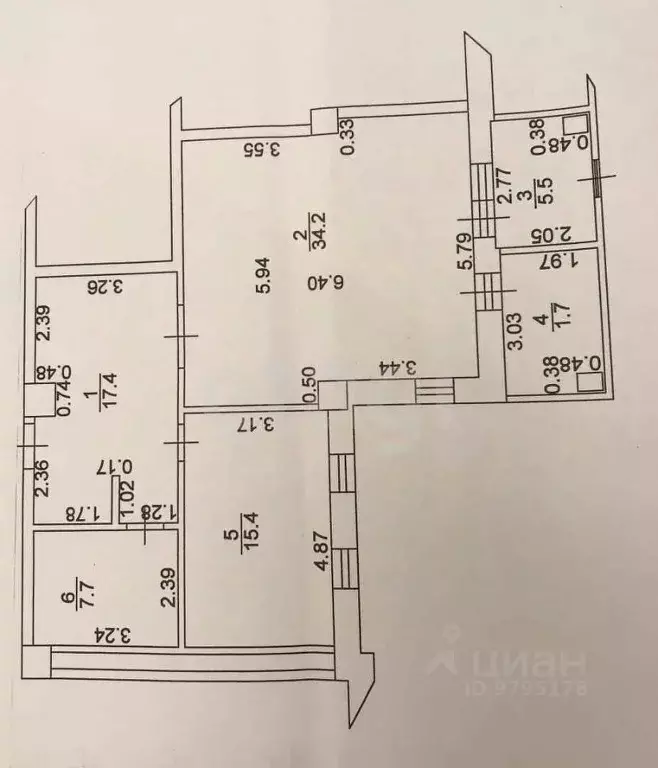 2-к кв. Татарстан, Казань ул. Толстого, 14А (108.5 м) - Фото 1