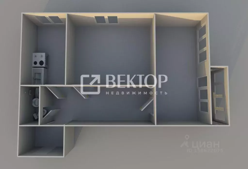 2-к кв. Ярославская область, Ярославль Московский просп., 145 (53.0 м) - Фото 2