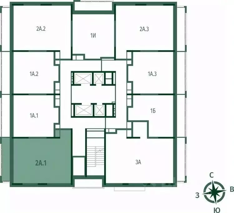 2-к кв. Татарстан, Казань Бухарская ул., 32к3 (58.55 м) - Фото 2