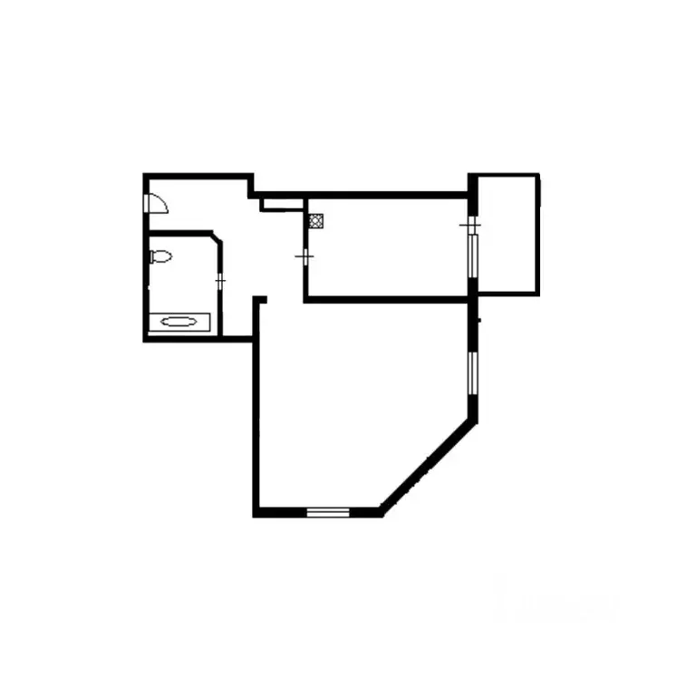 1-к кв. Новосибирская область, Новосибирск Волховская ул., 39 (46.0 м) - Фото 2