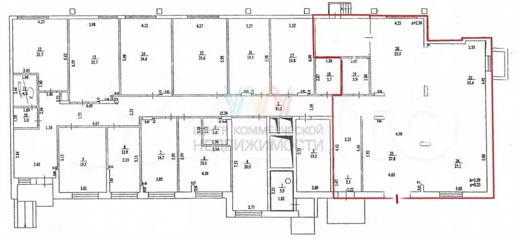 Торгово-офисное помещение в центре 147 м2 - Фото 0