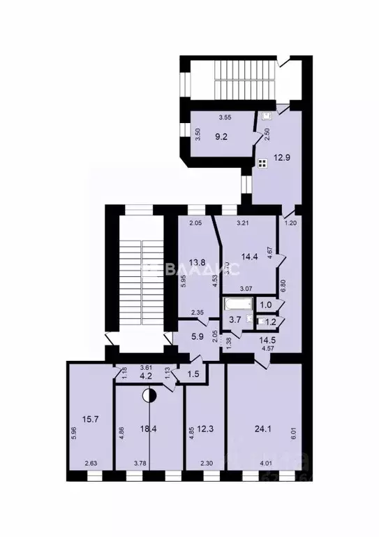 5-к кв. Санкт-Петербург ул. Писарева, 14 (152.8 м) - Фото 2