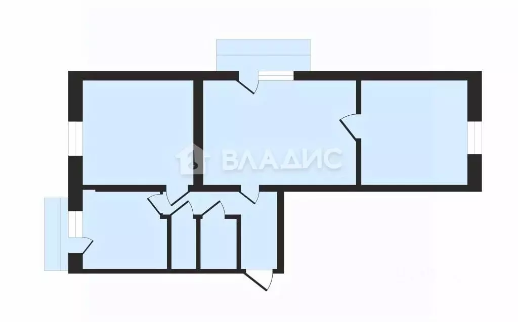 3-к кв. Владимирская область, Владимир ул. Лакина, 153а (65.5 м) - Фото 1