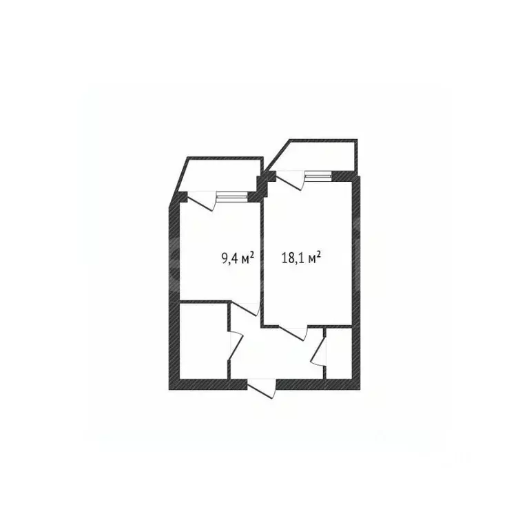 1-к кв. Белгородская область, Белгород Славянская ул., 7а (39.0 м) - Фото 2