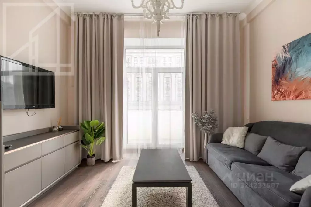 2-к кв. Москва Тверская ул., 4 (56.0 м) - Фото 1