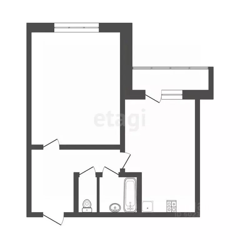 1-к кв. Пермский край, Пермь ул. Веры Фигнер, 6 (43.3 м) - Фото 2