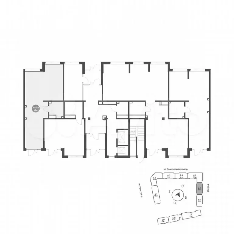 Продам помещение свободного назначения, 67.6 м - Фото 0