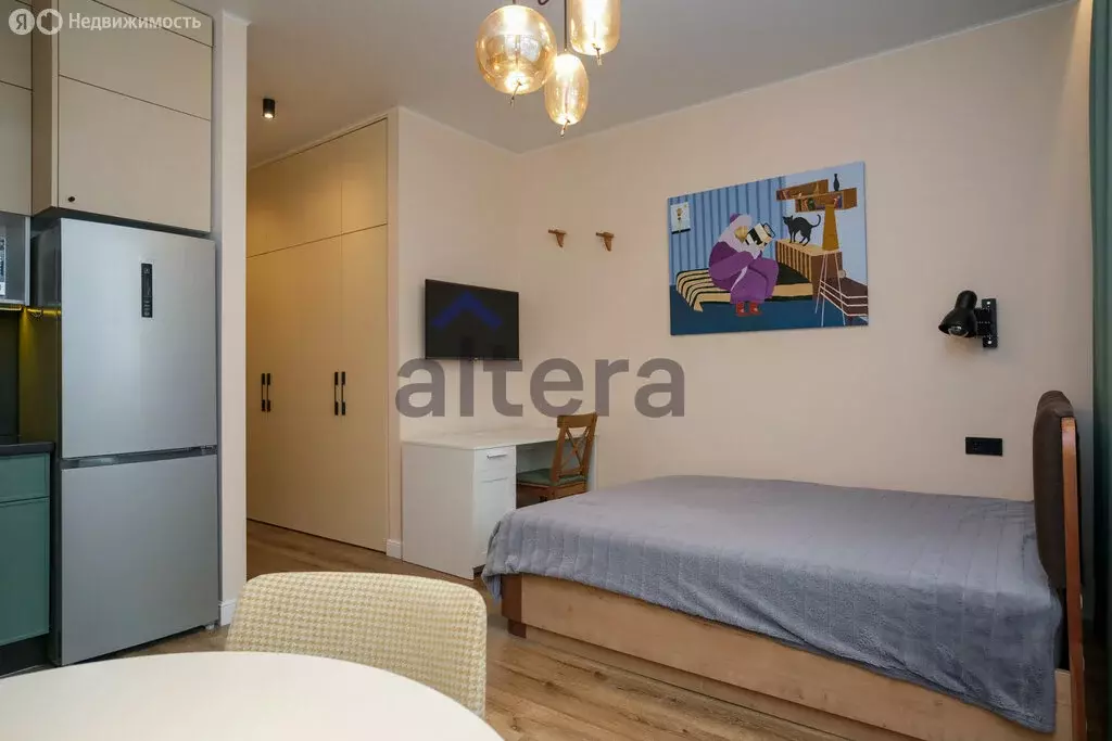 Квартира-студия: Казань, улица Комиссара Габишева, 18А (27.4 м) - Фото 1