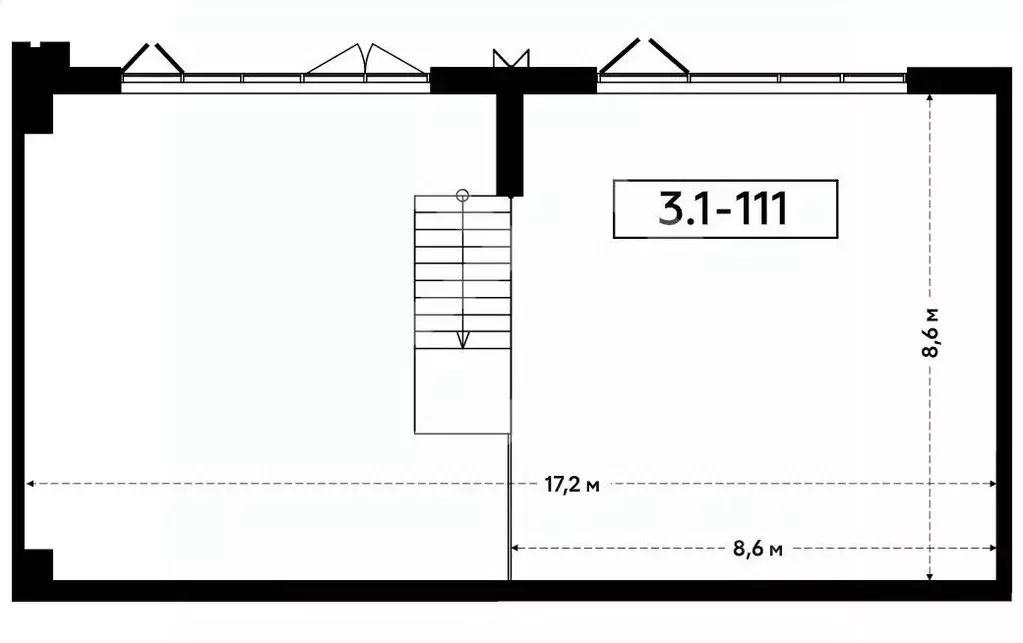 Помещение свободного назначения в Москва БК Прокшино тер., 3 (147 м) - Фото 2