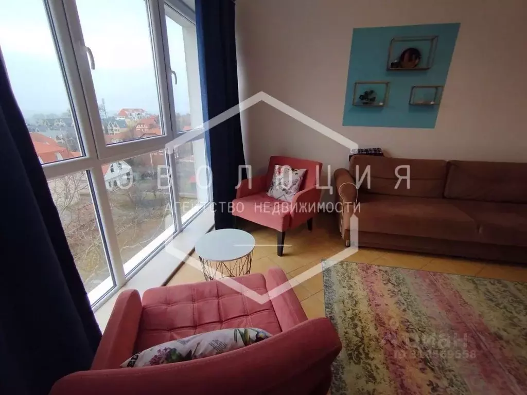 2-к кв. Калининградская область, Янтарный пгт ул. Балебина, 27 (50.0 ... - Фото 2