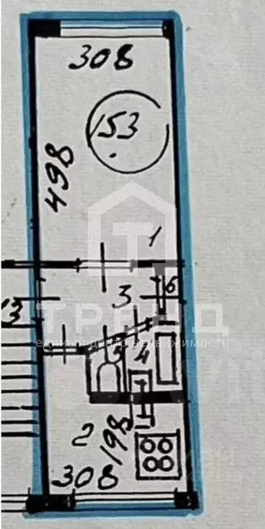 1-к кв. Санкт-Петербург Тимуровская ул., 6К1 (29.7 м) - Фото 2