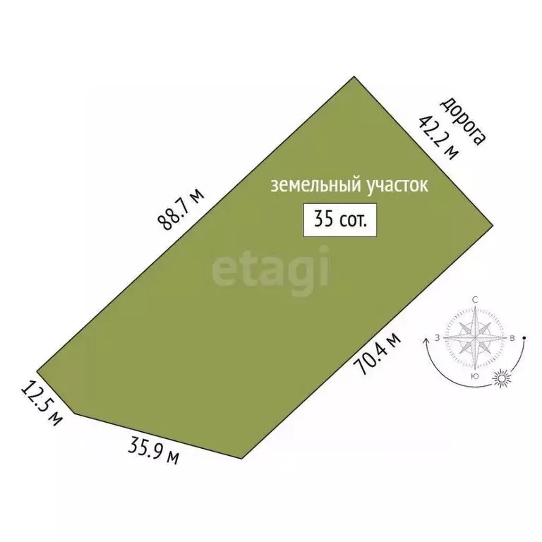Участок в Владимирская область, Муром с. Ковардицы,  (35.0 сот.) - Фото 1