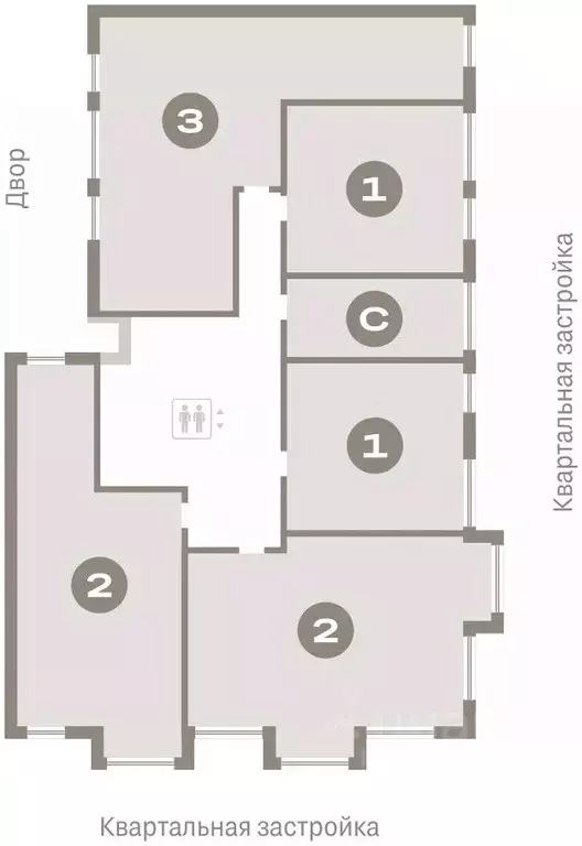 1-к кв. Тюменская область, Тюмень Мысовская ул., 26к1 (46.74 м) - Фото 1