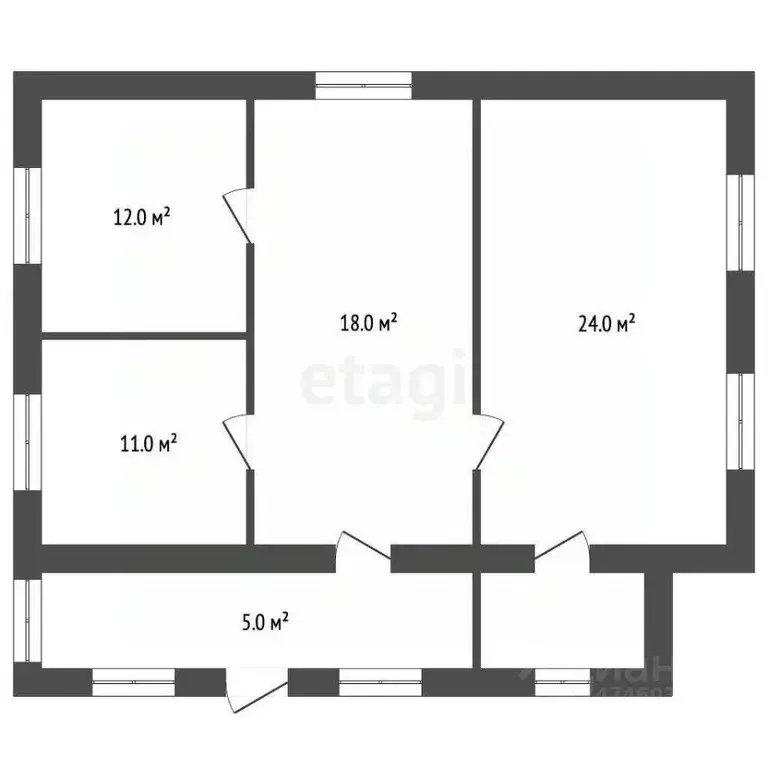 Дом в Крым, Джанкойский район, Завет-Ленинское с/пос, с. Мартыновка ... - Фото 2