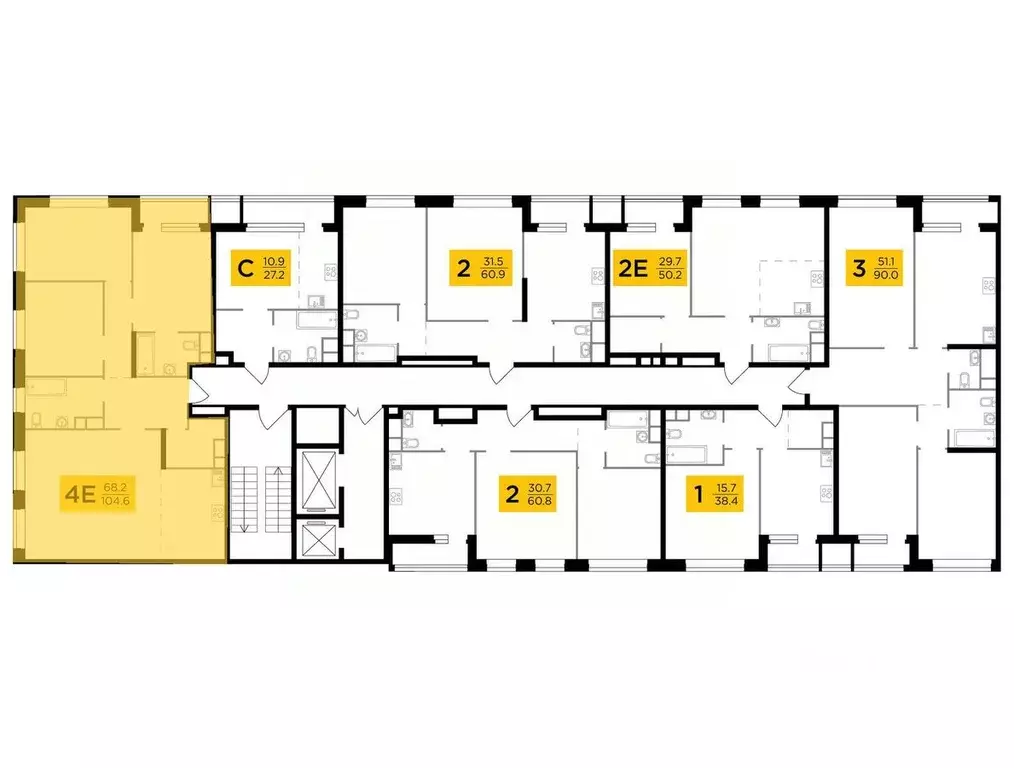 4-к кв. Москва Филатов Луг жилой комплекс, к6 (104.6 м) - Фото 0