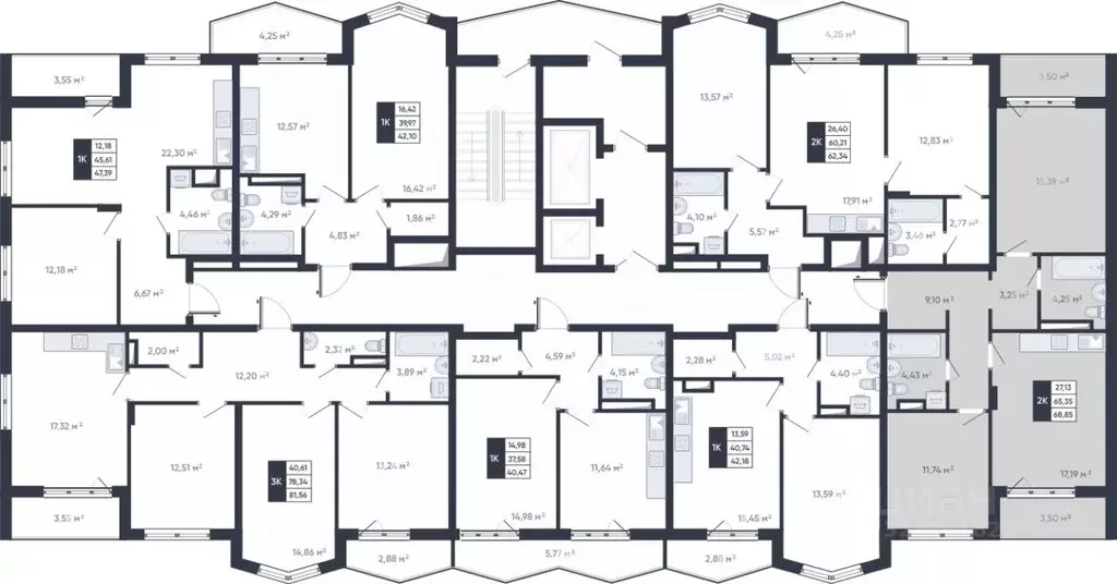 2-к кв. Белгородская область, Старый Оскол Садовые Кварталы мкр,  ... - Фото 2