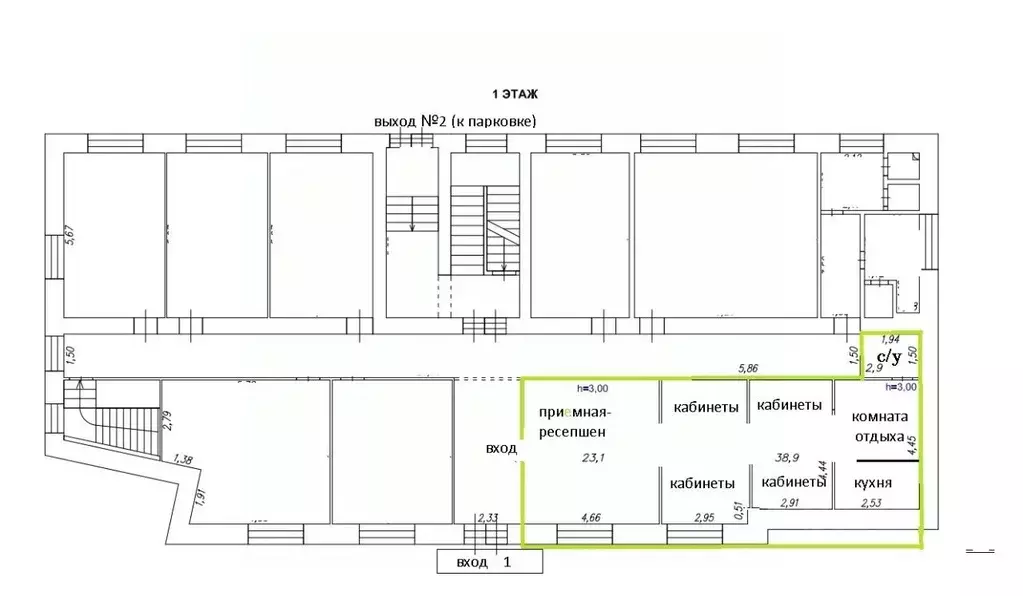 Офис в Москва, Москва, Троицк ул. Лесхозная, 6 (65 м) - Фото 2