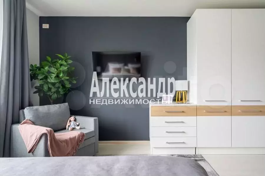 Апартаменты-студия, 35,8 м, 6/11 эт. - Фото 1