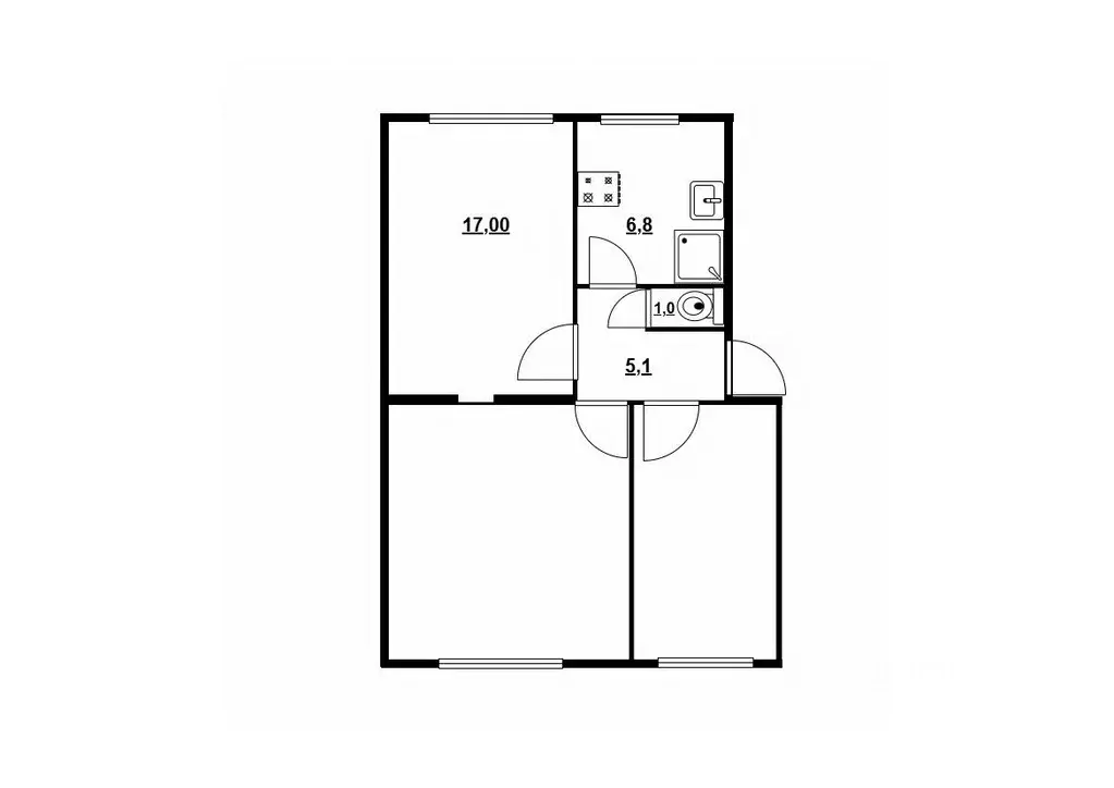 Комната Санкт-Петербург 17-я Васильевского острова линия, 18к2 (17.0 ... - Фото 2