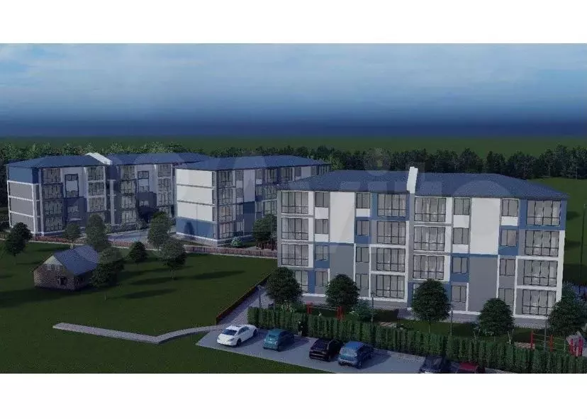 1-к. квартира, 35,9 м, 1/4 эт. - Фото 1