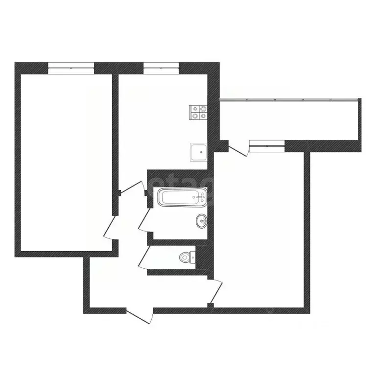 2-к кв. Нижегородская область, Нижний Новгород Горная ул., 6А (72.5 м) - Фото 2