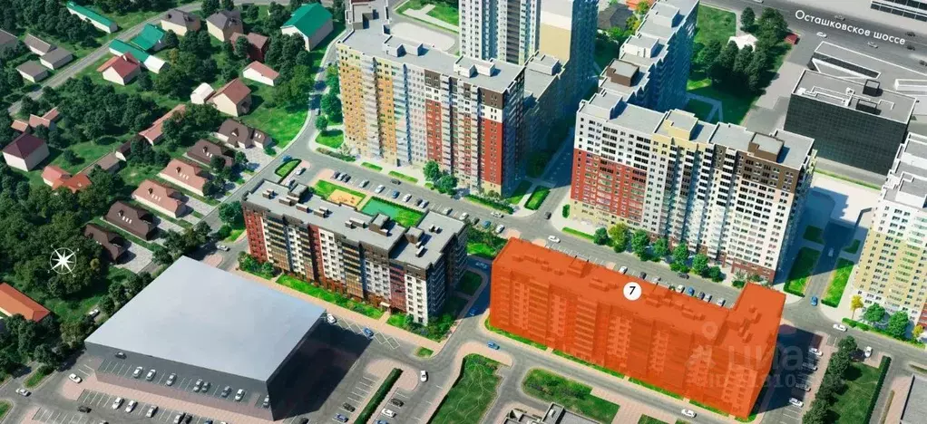 Торговая площадь в Московская область, Мытищи городской округ, д. ... - Фото 1