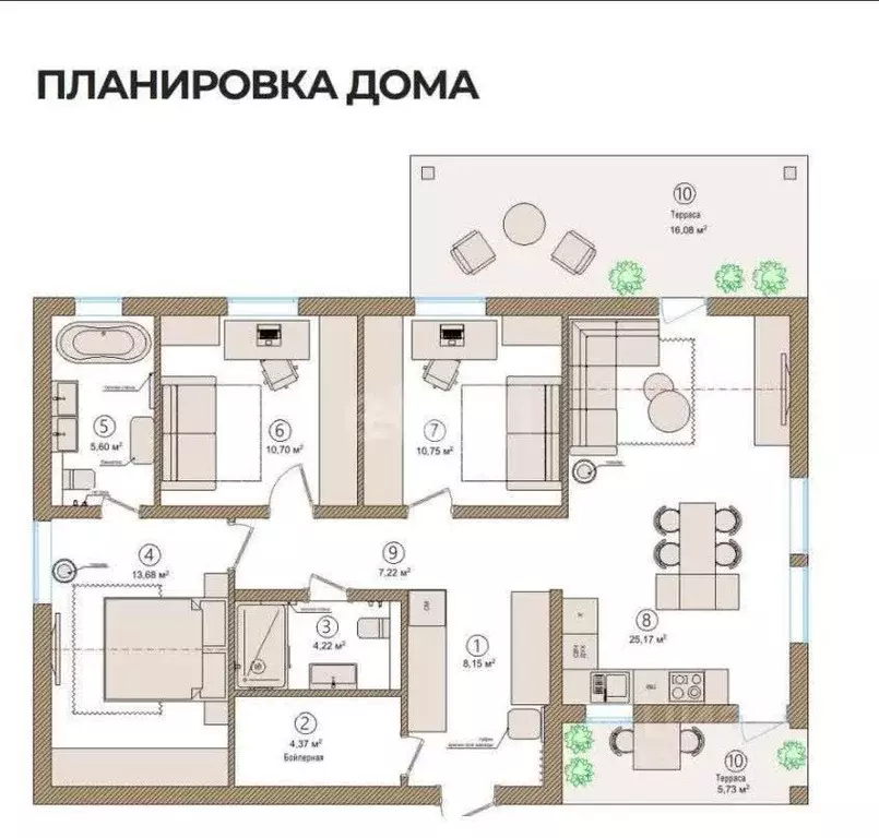 Участок в Хабаровский край, Хабаровский район, с. Ракитное, 66-й кв-л  ... - Фото 2