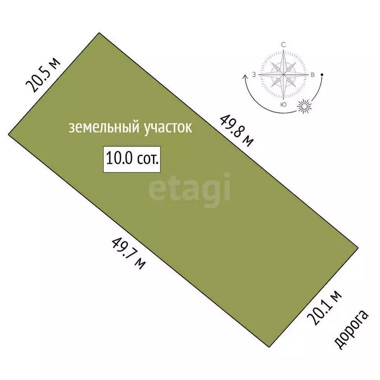 Участок в Нижнетавдинский район, СТ Здоровье-3 (10.04 м) - Фото 0